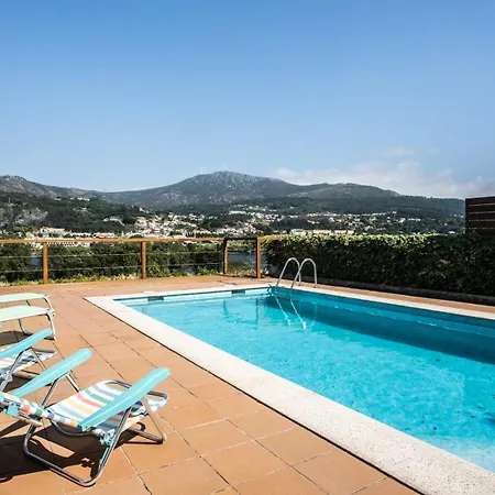 Willa Casa Con Piscina A Orilla Del Rio Mino Tomiño Zewnętrze zdjęcie
