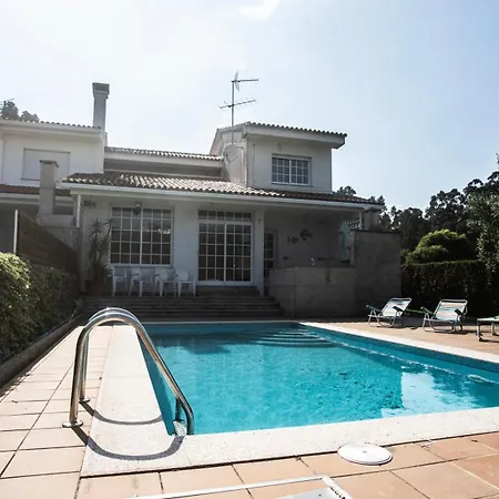 Willa Casa Con Piscina A Orilla Del Rio Mino Tomiño Zewnętrze zdjęcie